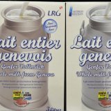 La marque agricole Genève Région - Terre Avenir (GRTA) fête ses 20 ans. Elle compte 1500 produits labellisés, dont du lait depuis 2010 (archives). KEYSTONE/MARTIAL TREZZINI